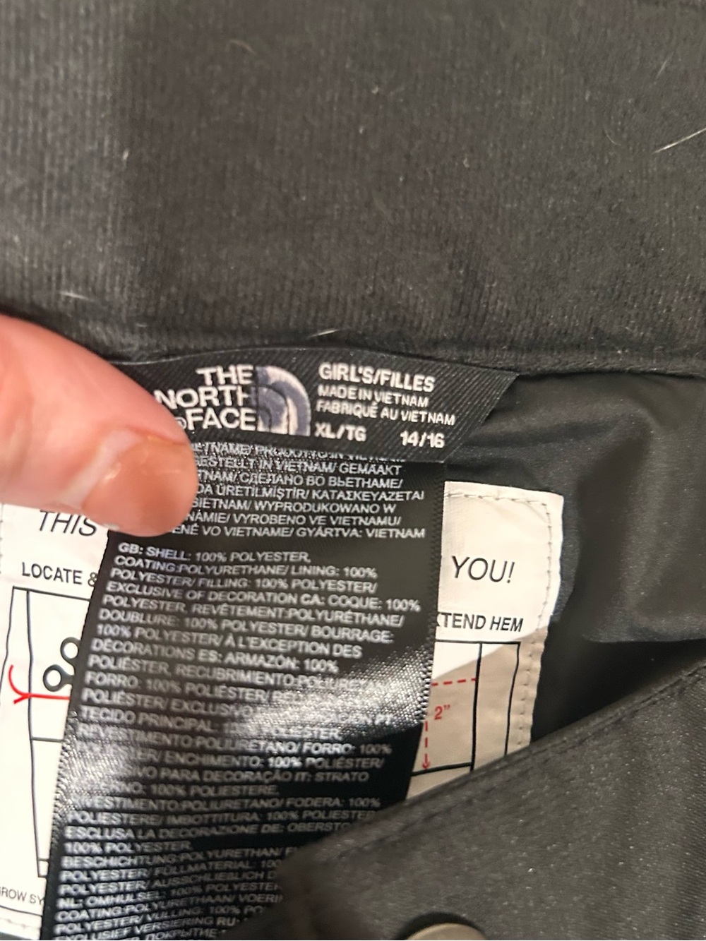 The North Face Girls Snowpants - Picture 3 of 5